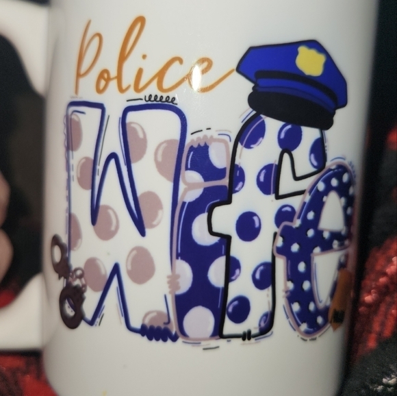 Leo Wife Coffee Mug, Law Enforcement Wife Coffee Mug ! - Picture 2 of 2